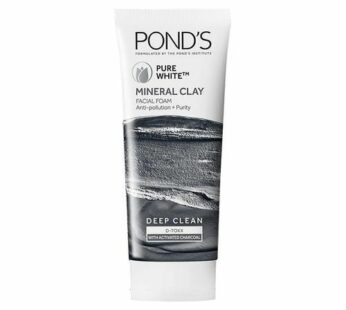 Ponds Pure White Mineral Clay Facewash Foam-40gm  – பாண்ட்ஸ் பியூர் வைட் மினரல் க்லே பேஸ்வாஷ் -40 gm