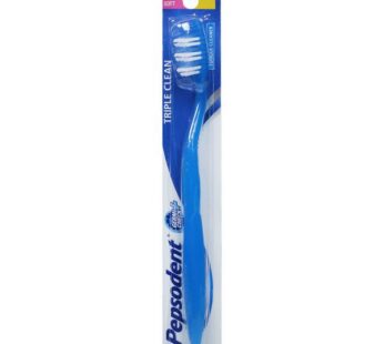 Pepsodent Toothbrush Triple Clean Medium – பெப்சொடன்ட் டூத் பிரஸ் ட்ரிபிள் கிளீன் மீடியம்