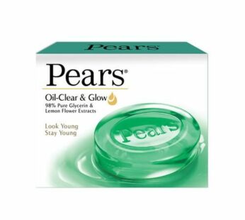 Pears Oil Clear & Glow Bathing Bar – Bath Soap -75 gm- பியர்ஸ் ஆயில் கிளீயர் & க்ளோ பாத்திங் பார் – குளியல் சோப்பு -75 gm