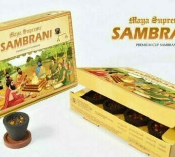 Maya Supreme sambrani Cup Sambrani-மாயா சாம்பிராணி சுப்ரீம் கப்-12 PCS