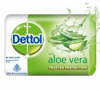Dettol Aloe Vera Bar Soap -Bath Soap- 100 gm- டெட்டால் அலோ வேரா பார் சோப்பு-குளியல் சோப்பு -100 gm