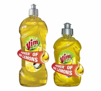 Vim Dishwash Gel Liquid [Lemon]-Bottle-விம் டிஷ்வாஷ் ஜெல் [லெமன்]-பாட்டில் -பாத்திரங்கழுவும் லீகுய்ட்
