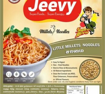 Jeevy Traditional  Little Millet Noodles -samai -180 gm -ஜீவி லிட்டில் மில்லெட் -சாமை நூடுல்ஸ் -180 gm