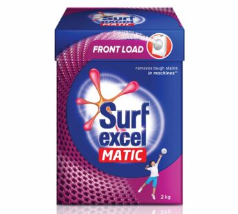 Surf excel Matic Front Load Detergent Powder -சர்ஃப்[சர்ப்] எக்செல் மேட்டிக் பிரண்ட் லோட் டிடெர்ஜென்ட் பவுடர் -வாஷிங் மெஷின் சோப்பு பவுடர்