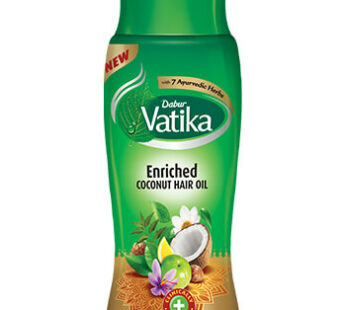 Dabur Vatika Enriched Coconut Hair Oil for Hair Fall -300 ml-டாபர் வாடிகா என்ரிச்சிடு  கோக்கனட் ஹேர் ஆயில் பார்  ஹேர் ஃபால்- 300 மில்