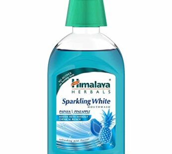 Himalaya Sparkling White Mouthwash -215 ml – ஹிமாலய ஸ்பார்க்லிங் வைட் மௌத் வாஷ் -215 ml