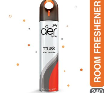 Godrej Aer Spray Home Fragrances [Musk After Smoke] -240 ml- கோத்ரெஜ் ஏர் ஸ்ப்ரே ஹோம் ப்ராகரன்ஸ் [மஸ்க்கு]-240 ml