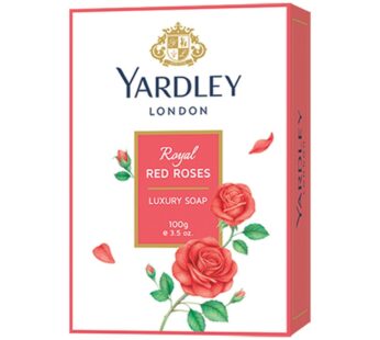Yardley London Royal Red Roses Soap – Bath Soap-100 gm -யார்ட்லி லண்டன் ராயல் ரெட் ரோஸ் சோப்பு-குளியல் சோப்பு-100 gm