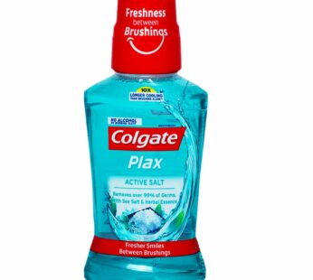 Colgate Plax Active Salt Mouthwash -250 ml -கோல்கேட் ப்ளக்ஸ்  ஆக்ட்டிவ் சால்ட் மௌத்வாஷ்  -250 ml