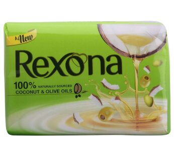Rexona Bathing Soap Coconut And Olive Oil-ரெக்சோனா பாத்திங் சோப்பு-கோக்கனட் & ஆலிவ் ஆயில்