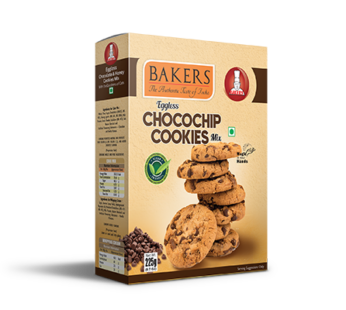 Bakers Eggless Chocochip Cookie Mix 225 g-பேக்கர்ஸ் எஃக்லெஸ் சாக்கோசிப்  குக்கீ மிக்ஸ் 225 கி