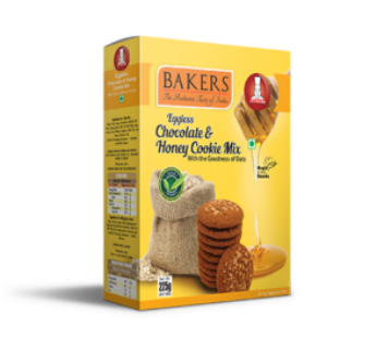 Bakers Eggless Chocolate & Honey Cookie Mix 225 g-பேக்கர்ஸ் எஃக்லெஸ் சாக்லேட் & ஹனி குக்கீ  மிக்ஸ் 225 கி