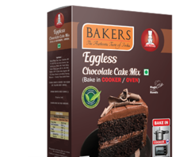 Bakers Eggless Chocolate Cake Mix-பேக்கர்ஸ் எஃக்லெஸ் சாக்லேட்  கேக் மிக்ஸ் 225 கி