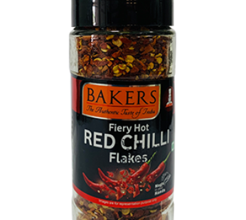 Bakers Fiery Red chilli Flakes – 40g – பேக்கர்ஸ் பெரி ரெட் சில்லி ப்ளேக்ஸ் – 40 கி