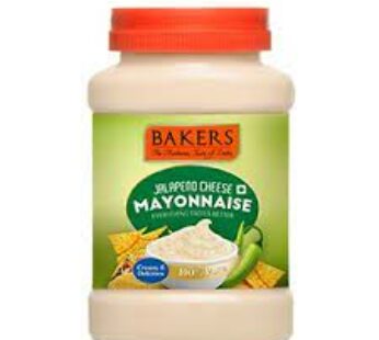 Bakers Jalpeno Cheese Mayonnaise 250 g-பேக்கர்ஸ் ஜல்ப்பேனோ சீஸ் மயோன்னைஸ் 250 கி