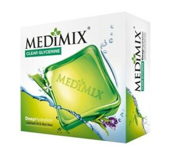 Medimix Clear Glycerine Soap -( Lakshadi Oil & Aloe Vera ) Deep Hydration  -மெடிமிக்ஸ் கிளியர் கிலிசிரின் சோப்-(லக்ஷதி ஆயில் அலோ வேரா )-டீப் ஹைட்ரஷன்