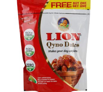 Lion Qyno Seeded Dates 500g – லயன் கியூனோ டேட்ஸ் 500 கி – ( பேரீச்சம்  பழம் )