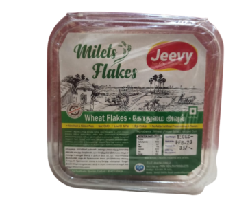 Jeevy Millet Wheat Flakes -Jeevy Millet Gothumai \Kothumai Aval – 200 gm -ஜீவி மில்லட் கோதுமை அவுல் – 200 gm
