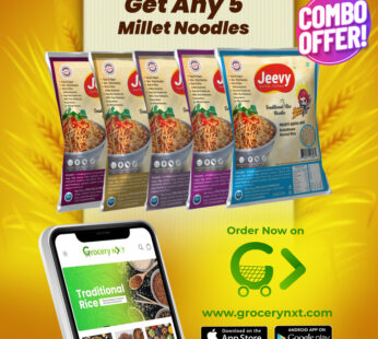 Millet Noodles-Siruthaniya Noodles(Combo Pack 5 Set Package) – மில்லட் நூடுல்ஸ் -சிறுதானிய நூடுல்ஸ்