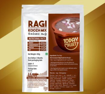 Today Millet – Ragi  -Keppai Koozh  Mix – 500 gm – டுடே மில்லட்-ராகி – கேப்பை கூழ் மிக்ஸ் -500 gm